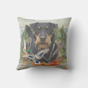 German Hunting Terrier (Jagdterrier) Outdoor Pillow