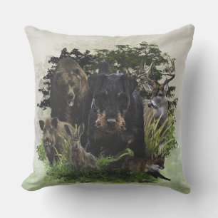 German Hunting Terrier (Jagdterrier) Outdoor Pillow