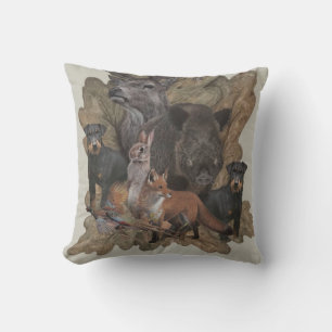 German Hunting Terrier (Jagdterrier) Outdoor Pillow