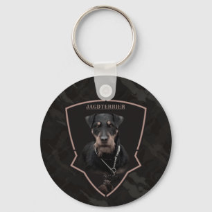 German Hunting Terrier (Jagdterrier)  T-Shirt Truc Keychain