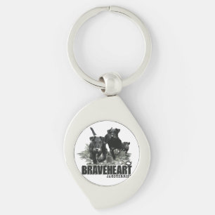 German Hunting Terrier, The Jagdterrier , Art Keychain
