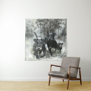 German Hunting Terrier, The Jagdterrier , Art Tapestry