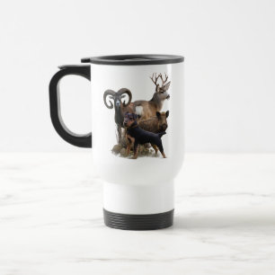 German Hunting Terrier, The Jagdterrier , Art  Travel Mug