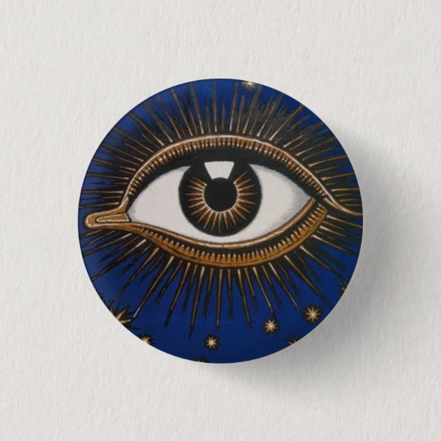 German Hygiene Eye 1 Inch Round Button (Front)