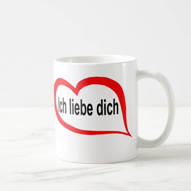 German I love you2 Coffee Mug (Right)