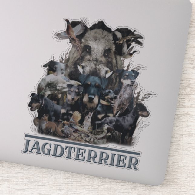 German Jagdterrier Sticker (Detail)