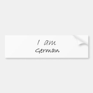 German.jpg Bumper Sticker