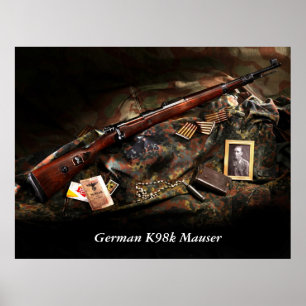 German K98k Mauser Poster