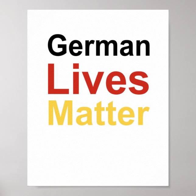 German Lives Sticker  Poster (Front)