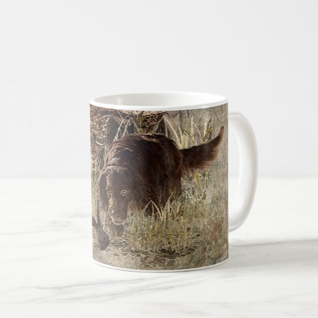 German Longhaired Pointer Coffee Mug (Front Right)