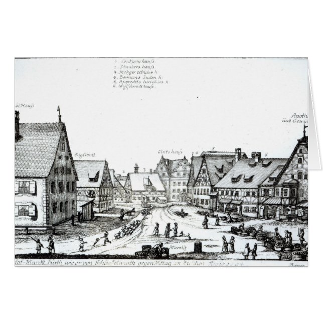German Market town, 1704 (Front Horizontal)