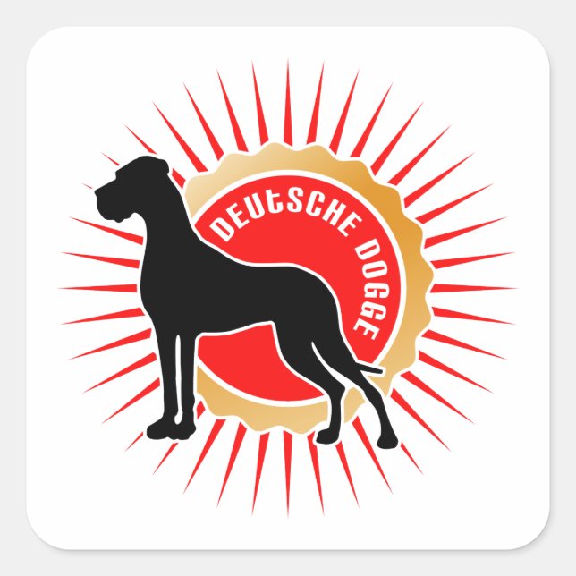 German Mastiff Sticker (Front)