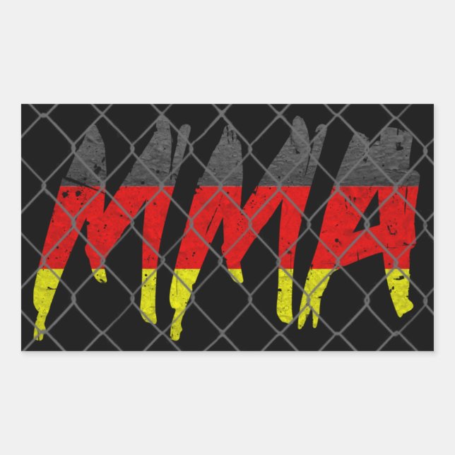 German MMA Sticker (Front)