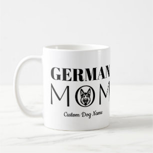 German MOM Birthday Gift For Mom, Dog Mom Coffee Mug