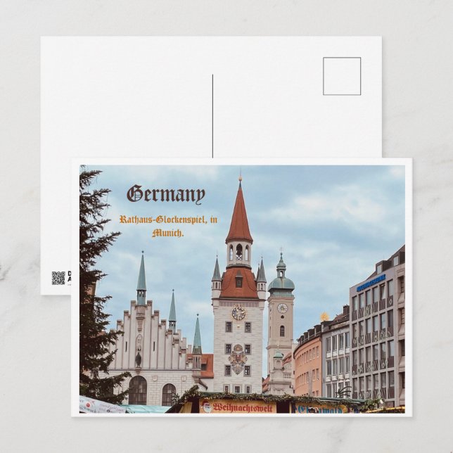 German Munich Postcard, Personable  Postcard (Front/Back)