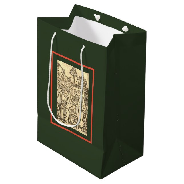 GERMAN NATIVITY Gift Bag (Front Angled)