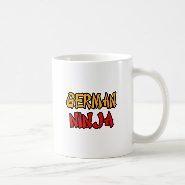 German Ninja Coffee Mug (Right)