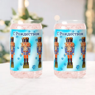 German Nutcracker - С Рождеством Can Glass