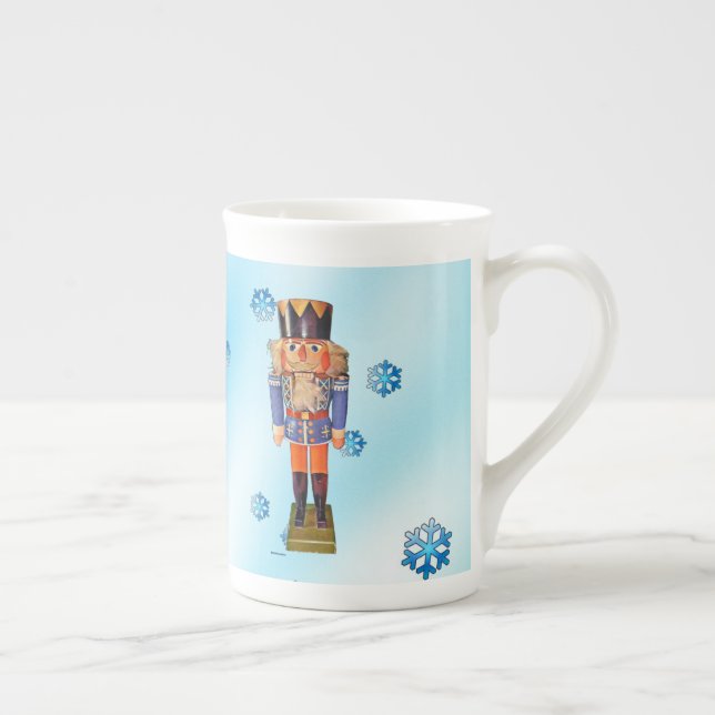 German Nutcracker Bone China Mug (Right)