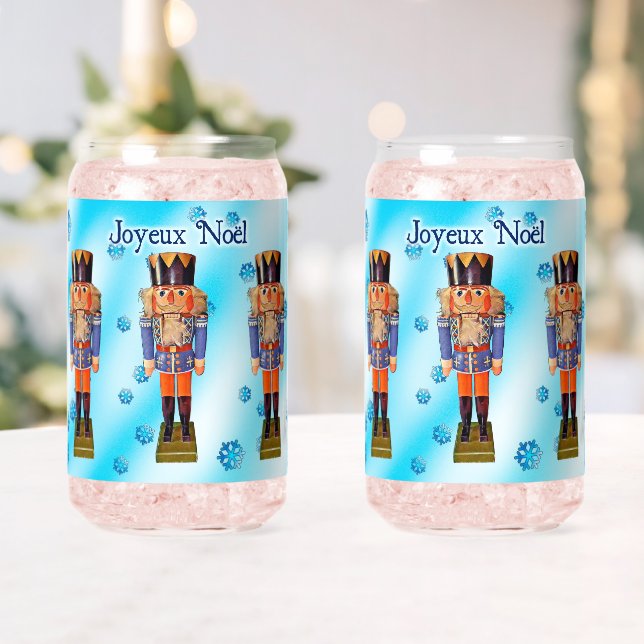 German Nutcracker - Joyeux Noël Can Glass (Insitu (Wedding))