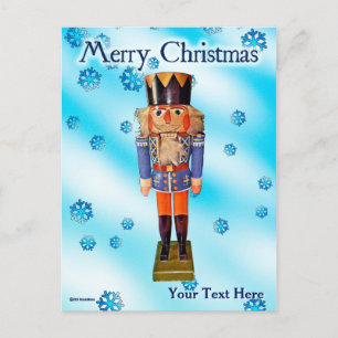 German Nutcracker - Merry Christmas Postcard