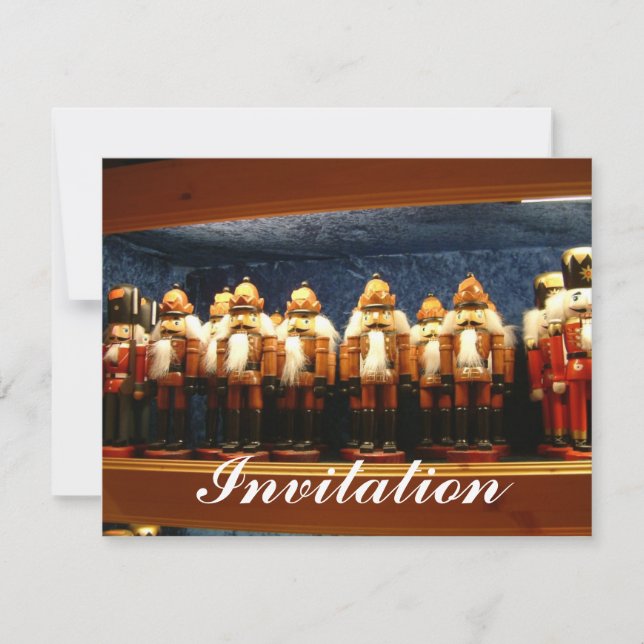 German Nutcrackers Invitation (Front)