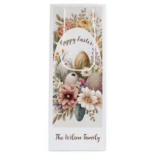 🌸 German Ostern Easter Egg Fiesta 🐣 Wine Gift Bag