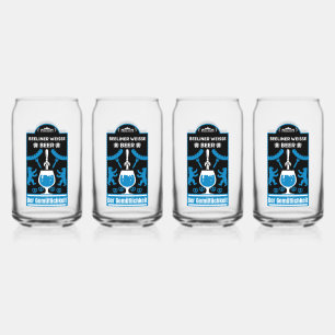 German Pilsner Beer Drinkers Can Glass