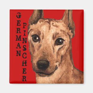 German Pinscher Colour Block Magnet