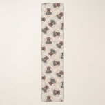 German Pinscher Painting Black Original Dog Art Scarf<br><div class="desc">This charming painting showcases a portrait of a German Pinscher with a black and tan or red coat and uncropeed or natural ears. Our specialty lies in crafting original artwork based on nature and animals. Whether for yourself or as a thoughtful gift for your dog-loving friends, this piece promises to...</div>