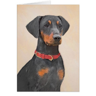 German Pinscher Painting Original Animal Art
