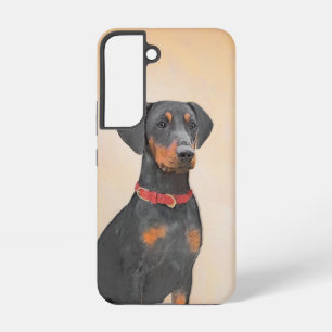 German Pinscher Painting Original Animal Art Samsung Galaxy Case
