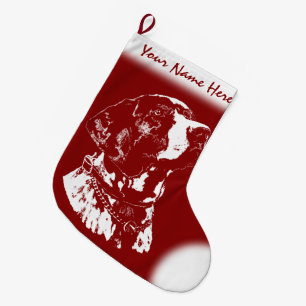 German Pointer Christmas Stocking Dog Stockings