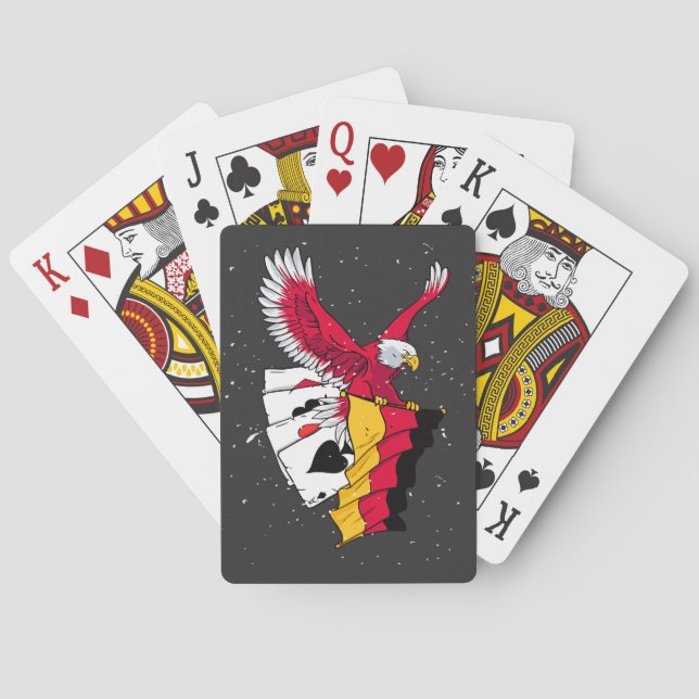 German Poker Eagle Playing Cards (Back)