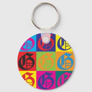 German Pop Art Keychain