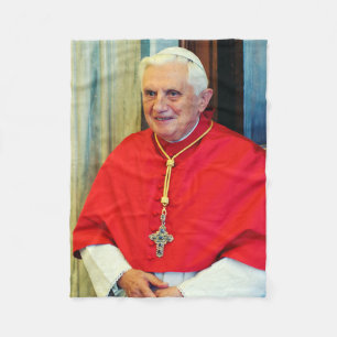 German Pope Benedict Fleece Blanket