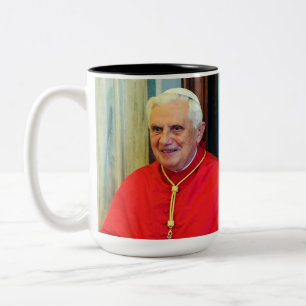 German Pope Benedict Two-Tone Coffee Mug