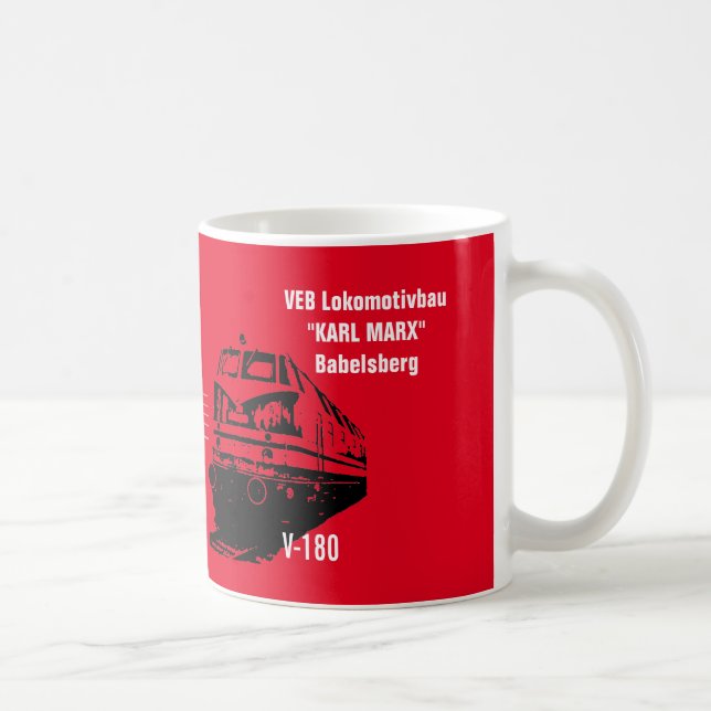 German Reichbahn DDR. Coffee Mug (Right)