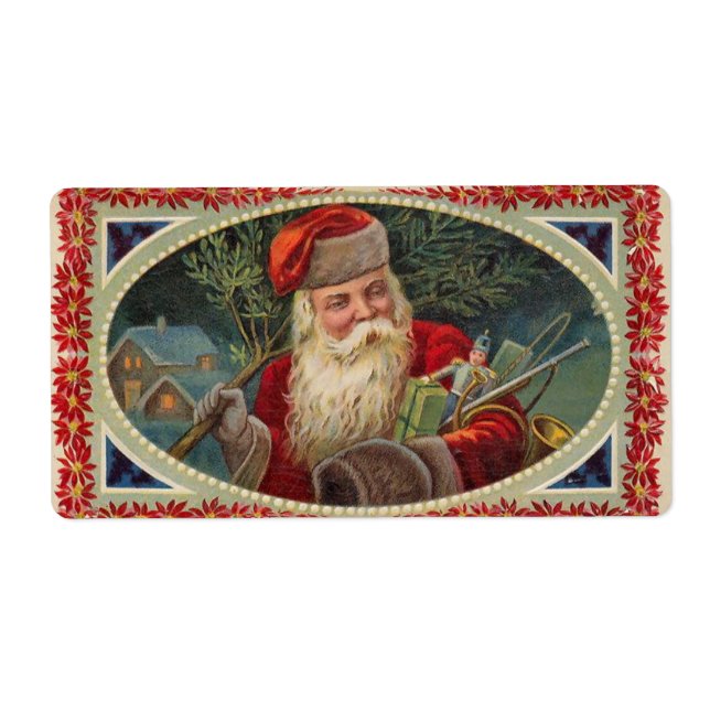 German Santa Labels (Front)
