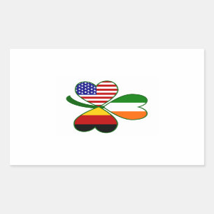 German Shamrock Sticker
