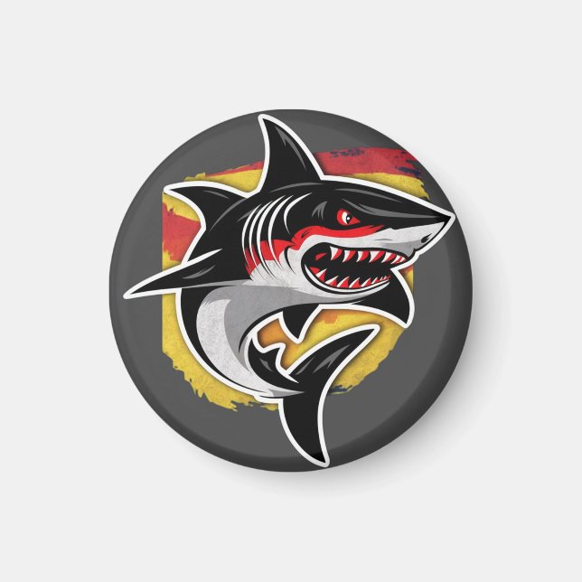 German Shark Magnet (Front)