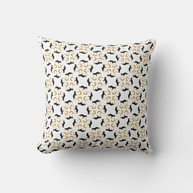 German Shehherd Throw Pillow (Front)