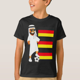 German Sheik Germany Flag Soccer T-Shirt