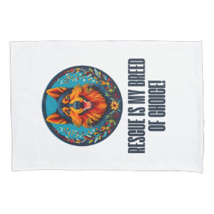 German shelter dog pillowcase