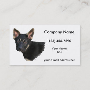 German Shepard Business Card