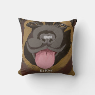 German Shepard Iconic Gift Throw Pillow