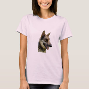 German Shepard Ladies Baby Doll Fitted Shirt