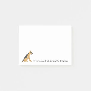 German Shepard Personalize Notes