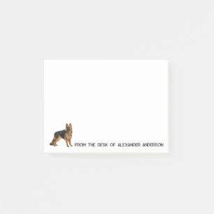 German Shepard Realistic Personalize Notes