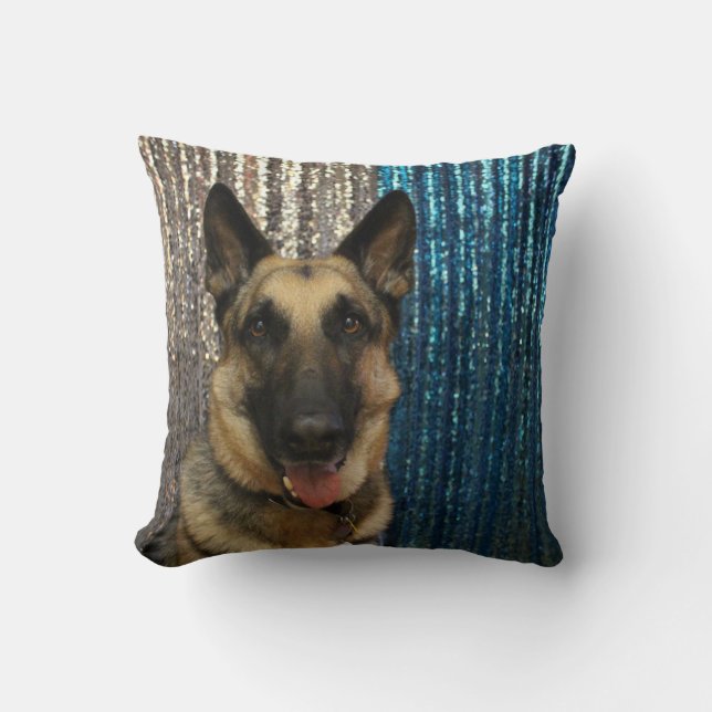 German Shepard Throw Pillow (Front)